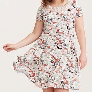 Winnie the Pooh skater dress Plus Size 2X Disney by Torrid NEW
